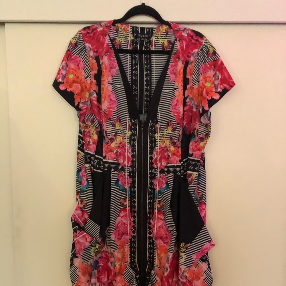 Zip from tunic dress